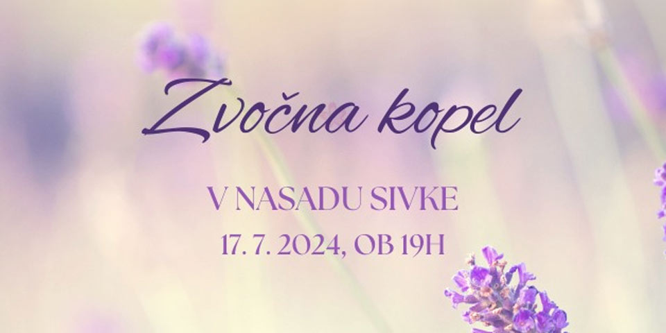 Zvočna kopel v nasadu sivke Zvočna kopel v nasadu sivke