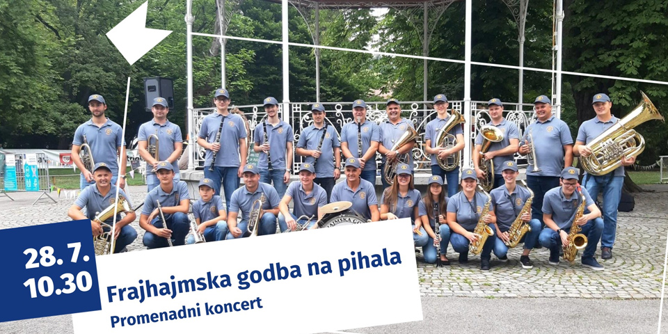 Frajhajmska godba na pihala, Promenadni koncert Frajhajmska godba na pihala, Promenadni koncert