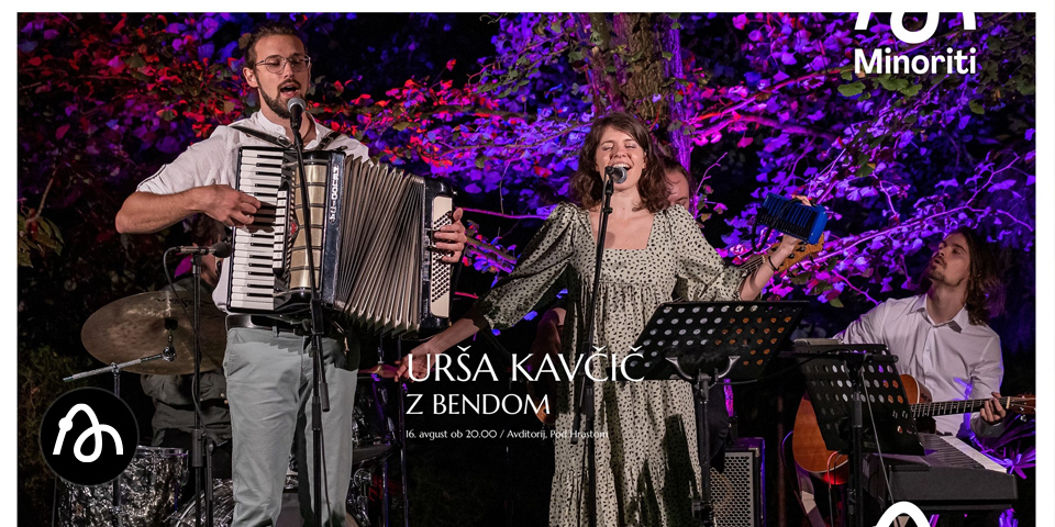 Koncert: Urša Kavčič z bendom Koncert: Urša Kavčič z bendom