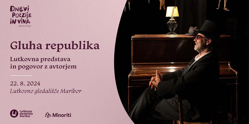 Ilya Kaminsky: Gluha republika | 35. Poletni lutkovni pristan Ilya Kaminsky: Gluha republika | 35. Poletni lutkovni pristan