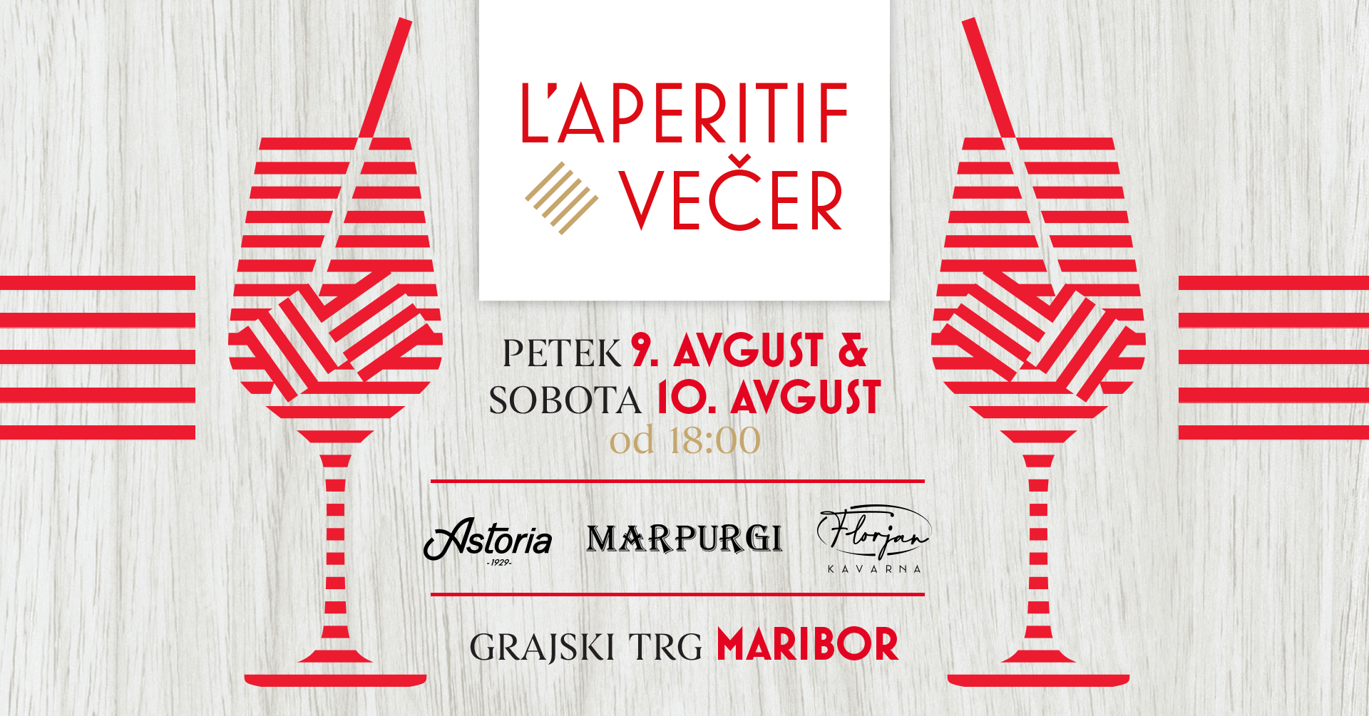 L'aperitif večer L'aperitif večer