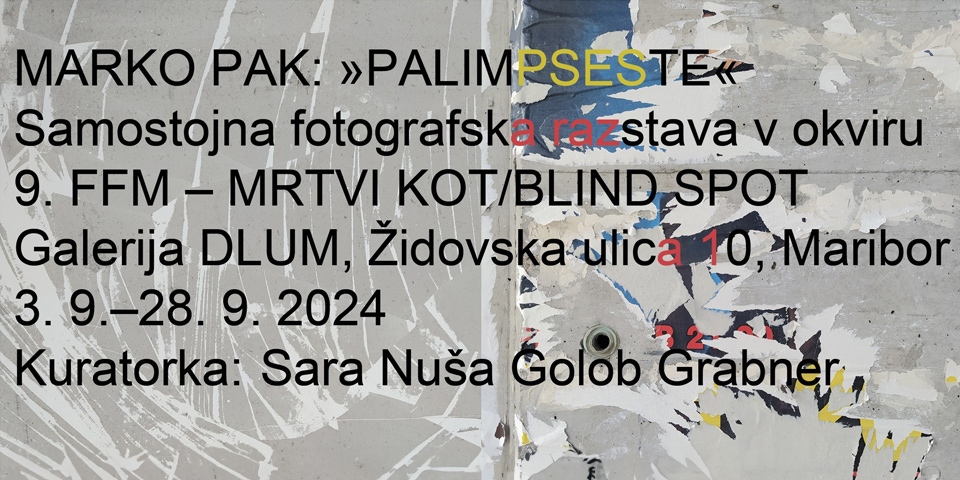 MARKO PAK: »PALIMPSESTE« MARKO PAK: »PALIMPSESTE«