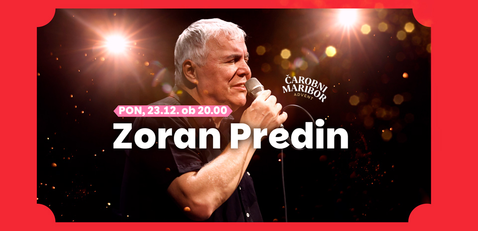 Zoran Predin na Trgu Leona Štuklja