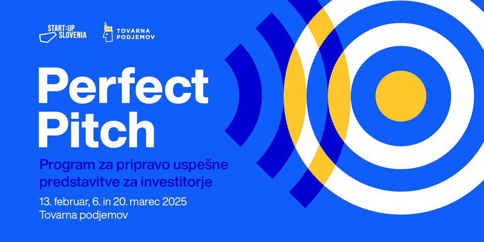 Perfect Pitch - ekskluzivni program za startup&scaleup podjetja