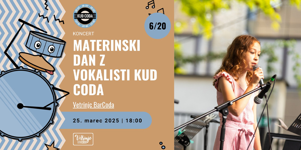 Materinski dan z vokalisti KUD Coda