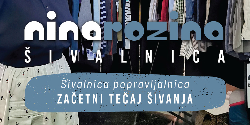 Šivalnica popravljalnica: začetni tečaj šivanja Šivalnica popravljalnica: začetni tečaj šivanja