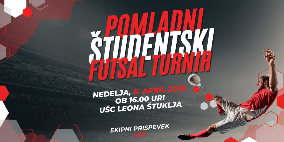 Pomladni študentski FUTSAL turnir 2025 Pomladni študentski FUTSAL turnir 2025