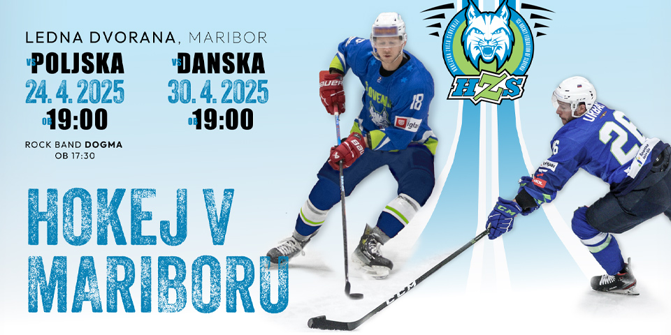 Hokej v Mariboru: Slovenija - Poljska Hokej v Mariboru: Slovenija - Poljska