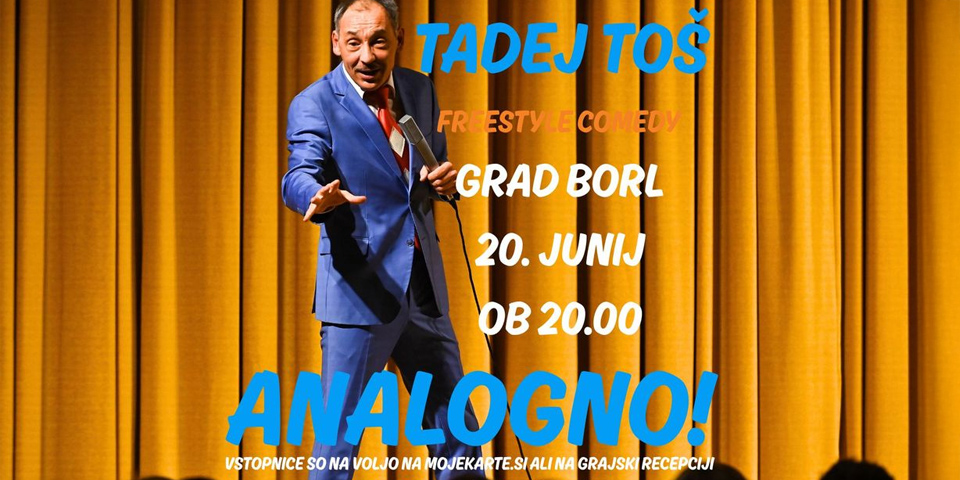 TADEJ TOŠ - ANALOGNO - Freestyle comedy TADEJ TOŠ - ANALOGNO - Freestyle comedy