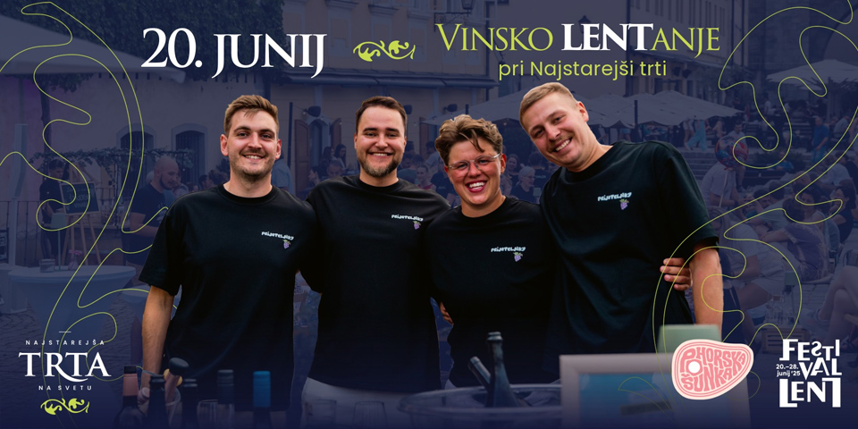 Vinsko LENTanje s Prijateljčky in Pohorsko šunko Vinsko LENTanje s Prijateljčky in Pohorsko šunko