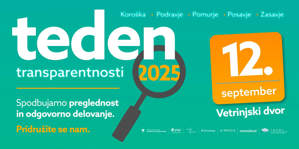 TEDEN TRANSPARENTNOSTI TEDEN TRANSPARENTNOSTI