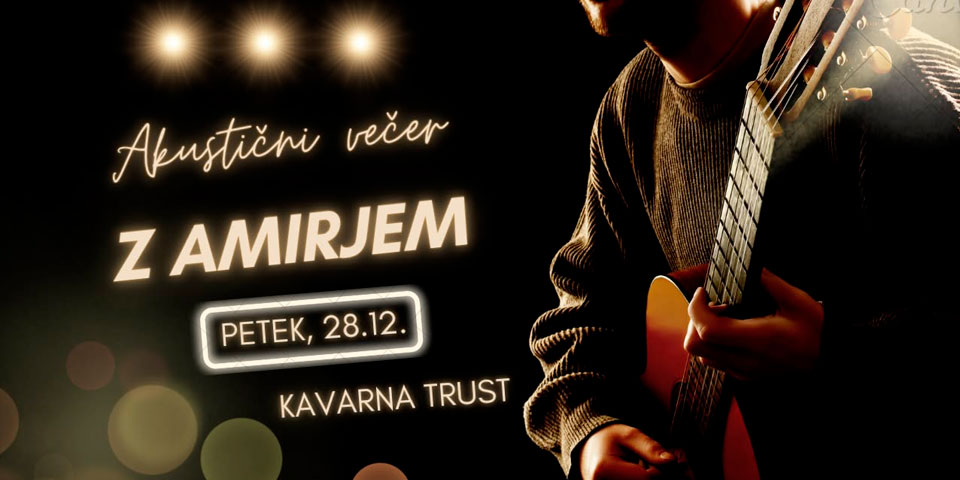 Jesenski akustični večer z Amirjem