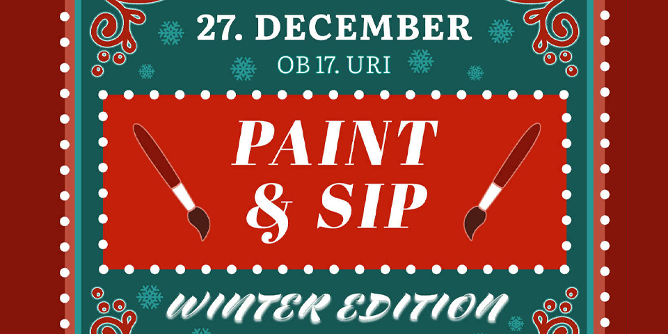 🎨 PAINT & SIP – WINTER EDITION