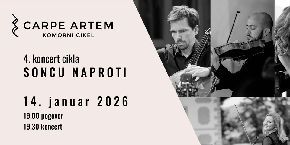4. koncert cikla Carpe artem: »Soncu naproti«