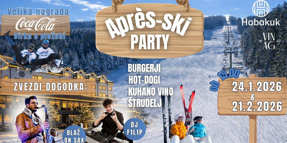 Après-ski zabava pod Pohorjem