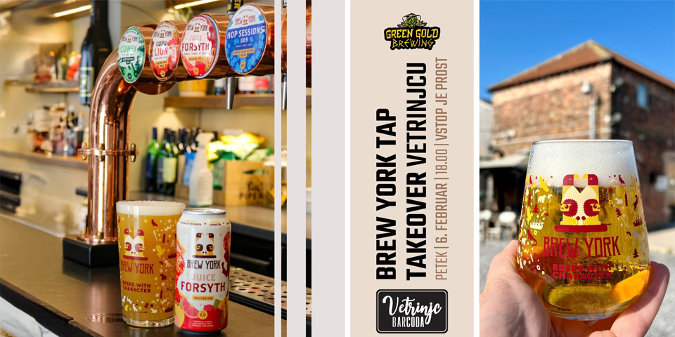 Brew York Tap takeover v Vetrinjcu