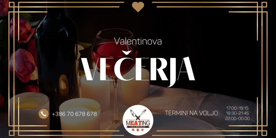 ✨ Valentinova večerja