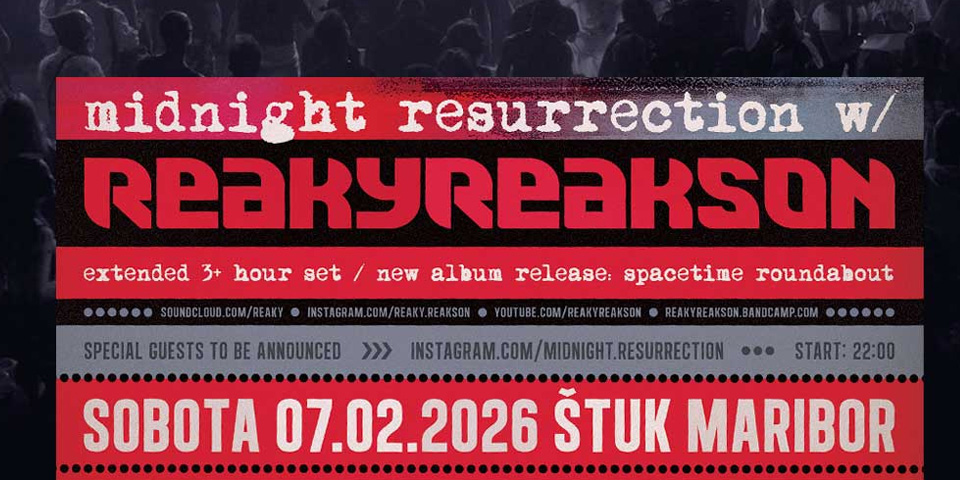 Midnight Resurrection w/ Reaky Reakson – Album release party