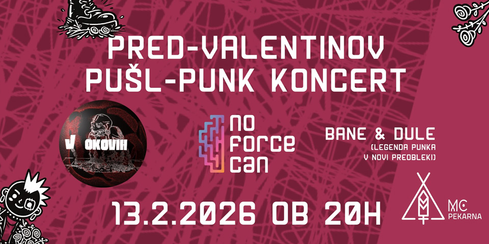Predvalentinov PUŠL-PUNK koncert