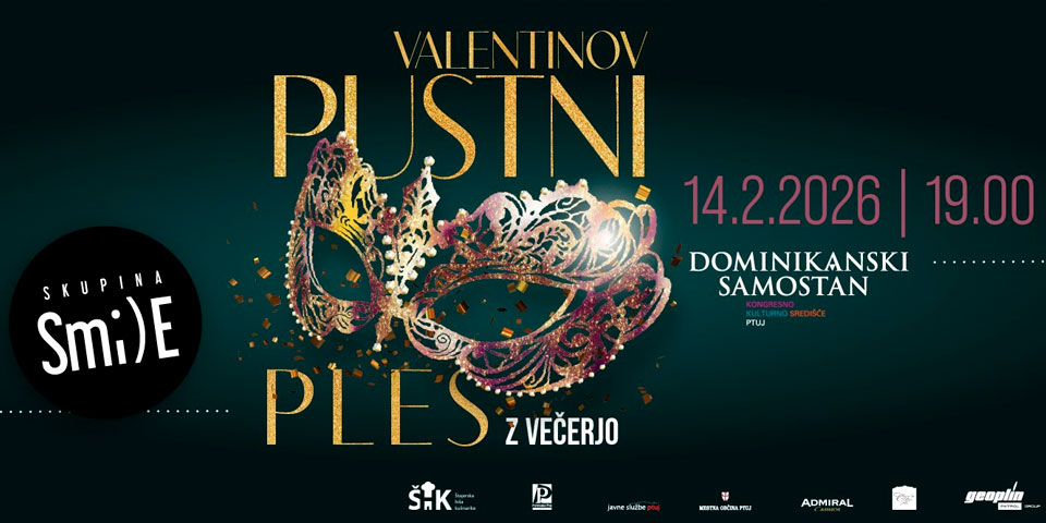 VALENTINOV PUSTNI PLES Z VEČERJO