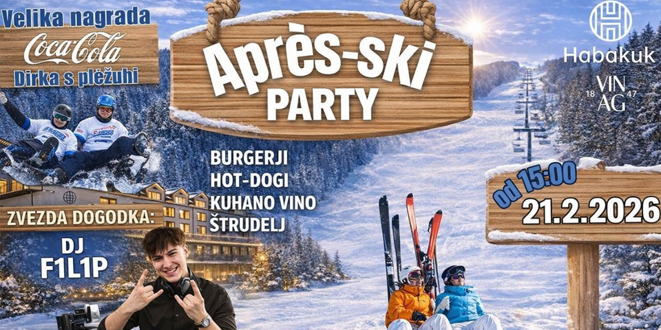 Après-ski zabava pod Pohorjem - drugič! Après-ski zabava pod Pohorjem - drugič!