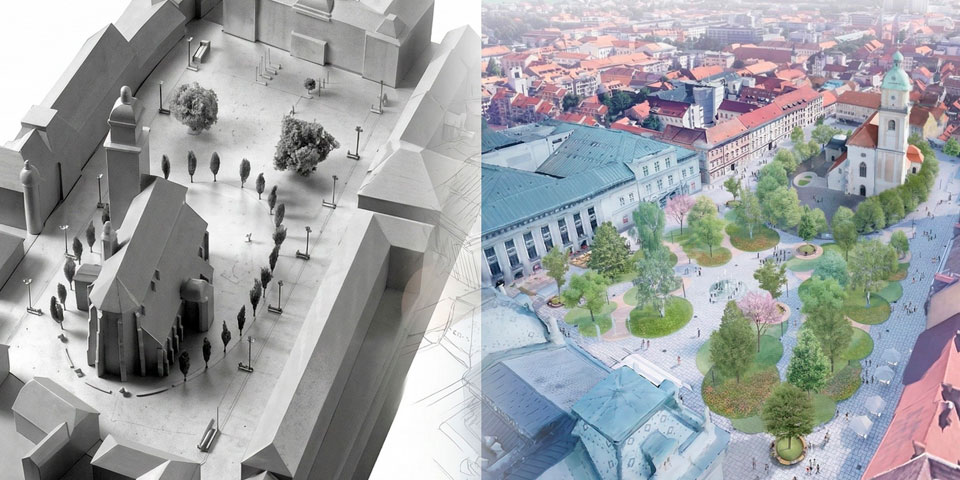 Kako prenoviti Slomškov trg? JAvni prostor, javna razrpava.