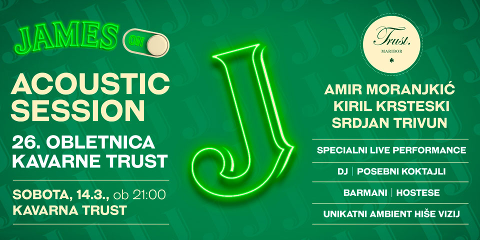 Jameson event ob 26. obletnici Kavarne TRUST