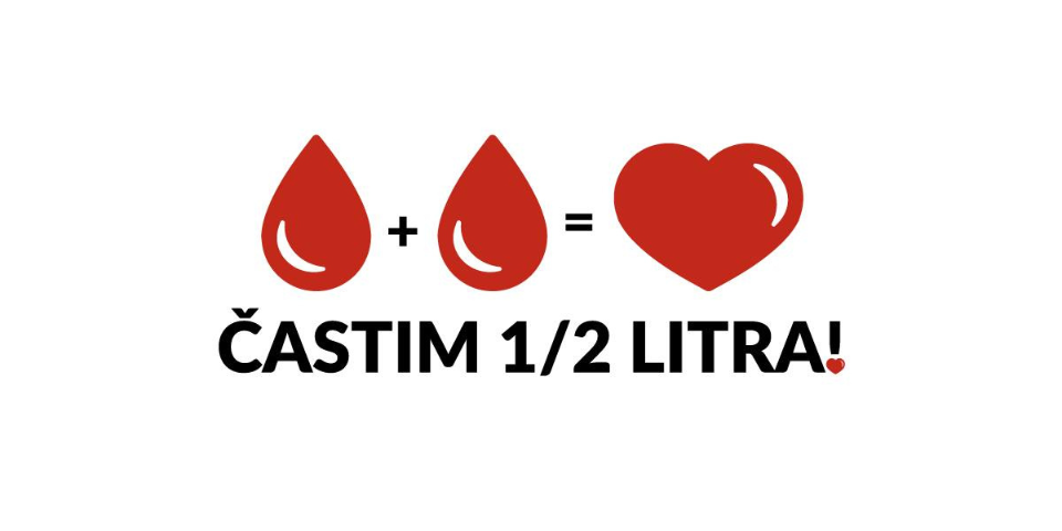Študentska krvodajalska akcija "Častim 1/2 litra!"