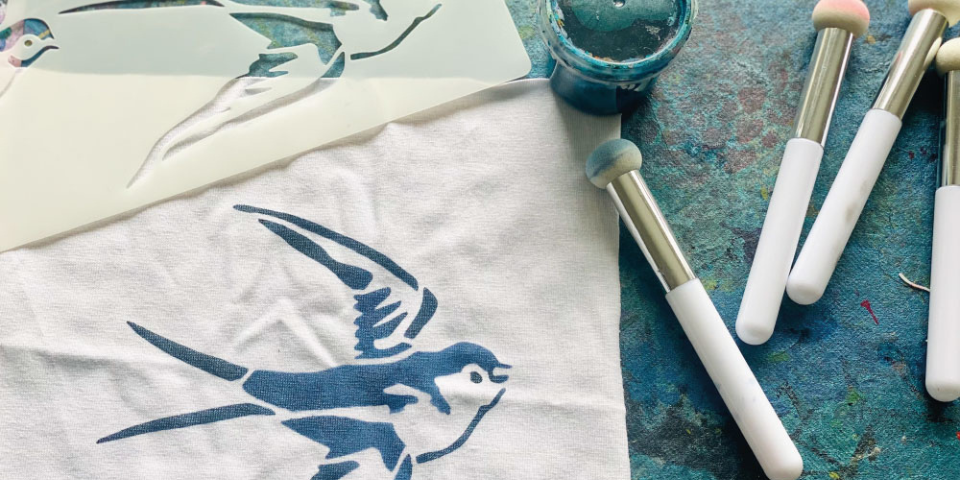 Tematska delavnica: tisk s šablonami