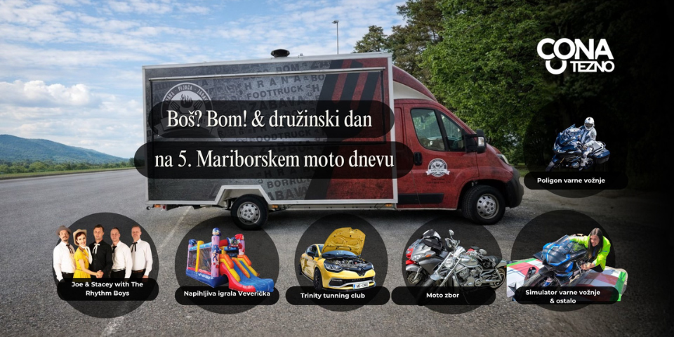 Boš? Bom! & družinski dan na 5. Mariborskem moto dnevu