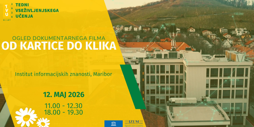 Projekcija dokumentarnega filma Od kartice do klika (TVU 2026)
