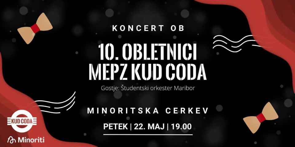 10 let MePZ KUD Coda | slavnostni koncert