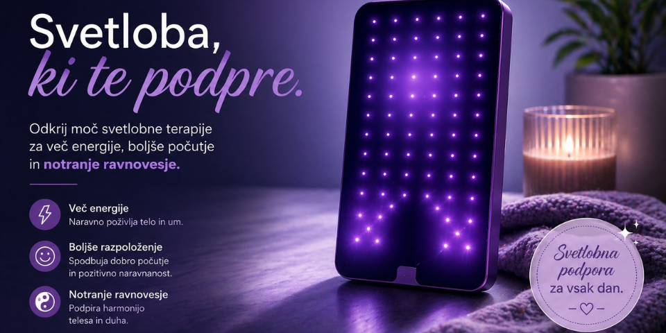 Predstavitev svetlobne ploščice Purple 1