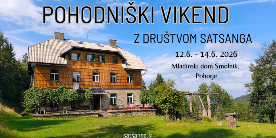 Pohodniški vikend z Društvom Satsanga