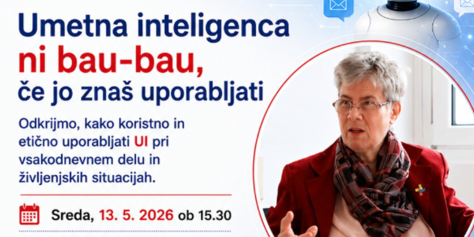 Umetna inteligenca ni bau-bau, če jo znaš uporabljati