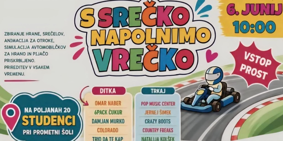 S srečko napolnimo vrečko