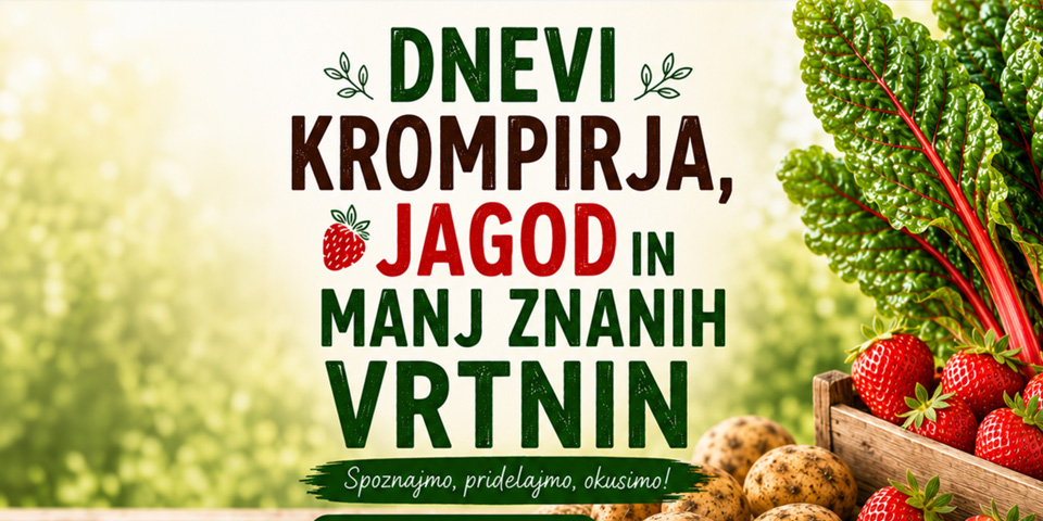 Dnevi krompirja, jagod in manj znanih vrtnin