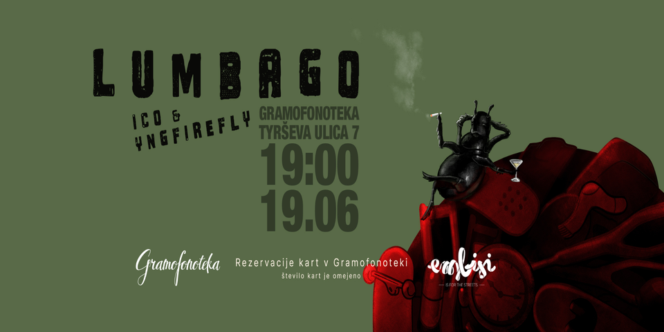LUMBAGO // EYECEEOU & YNGFirefly // ALBUM RELEASE //LIVE LUMBAGO // EYECEEOU & YNGFirefly // ALBUM RELEASE //LIVE