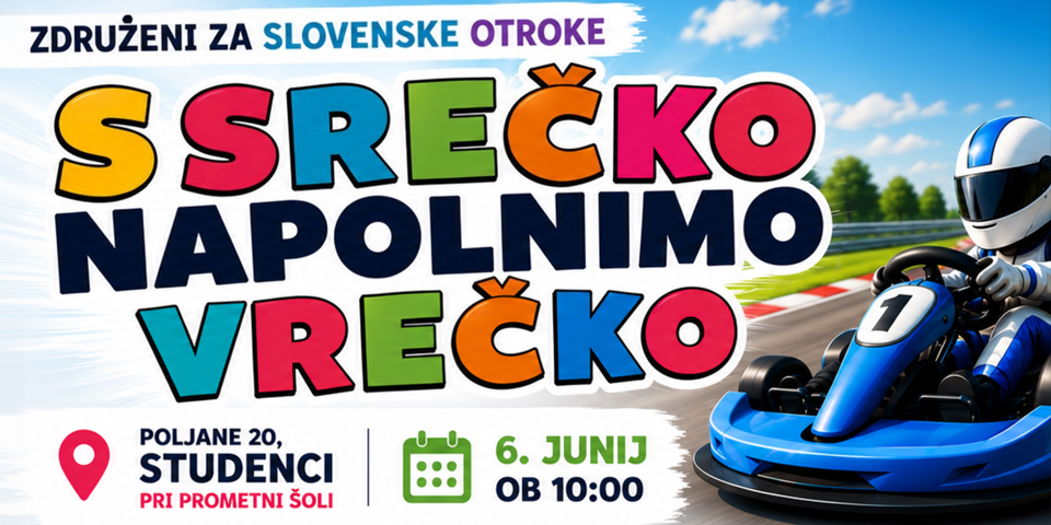S srečko napolnimo vrečko S srečko napolnimo vrečko