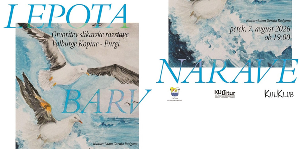 Otvoritev slikarske razstave Lepota barv narave