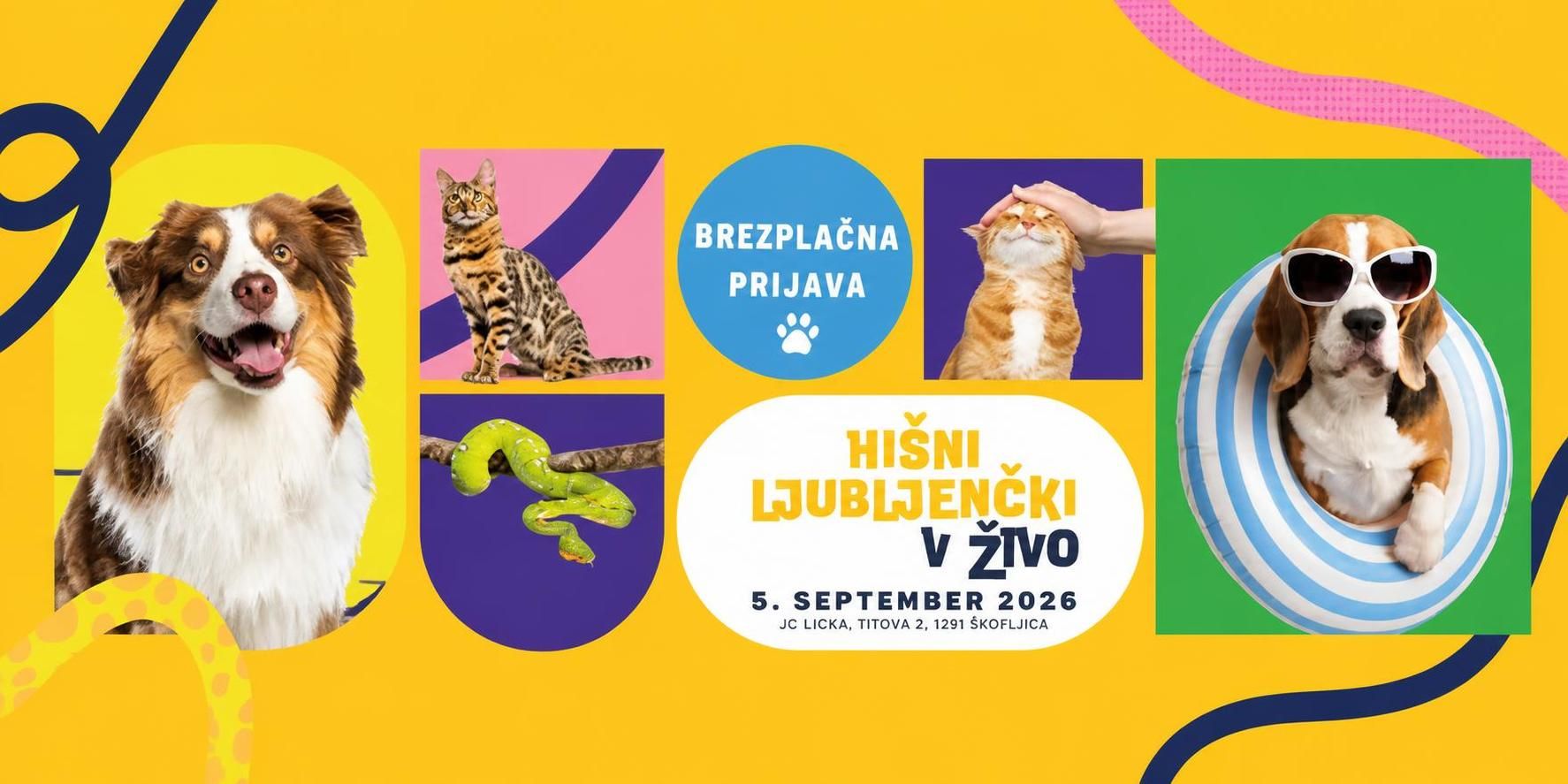 Hišni ljubljenčki v živo