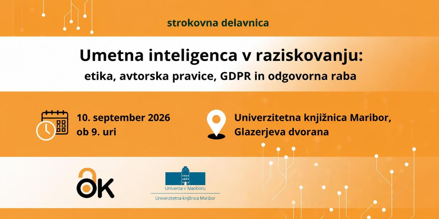 UMETNA INTELIGENCA V RAZISKOVANJU: Etika, avtorske pravice, GDPR in odgovorna raba