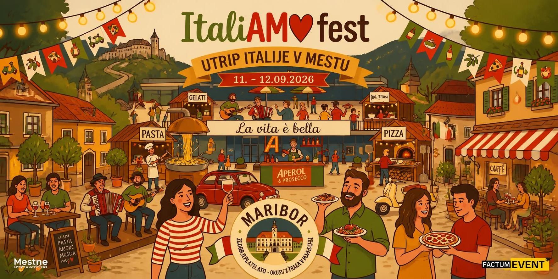 ItaliAMO Fest | Utrip Italije v Mariboru