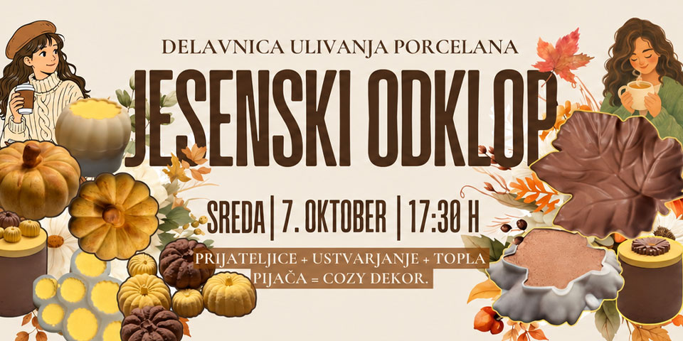 Jesenska delavnica z igro kalupov in barv Jesenska delavnica z igro kalupov in barv