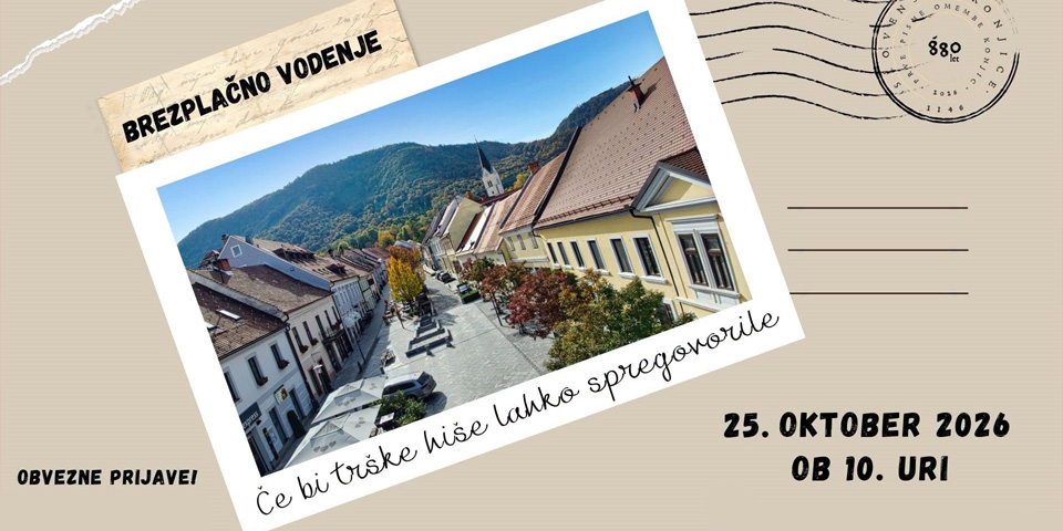 Brezplačno vodenje: Če bi trške hiše lahko spregovorile