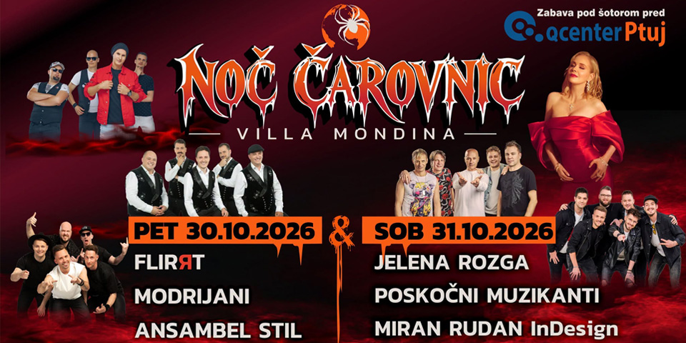 VILLA MONDINA NOČ ČAROVNIC 2026 VILLA MONDINA NOČ ČAROVNIC 2026