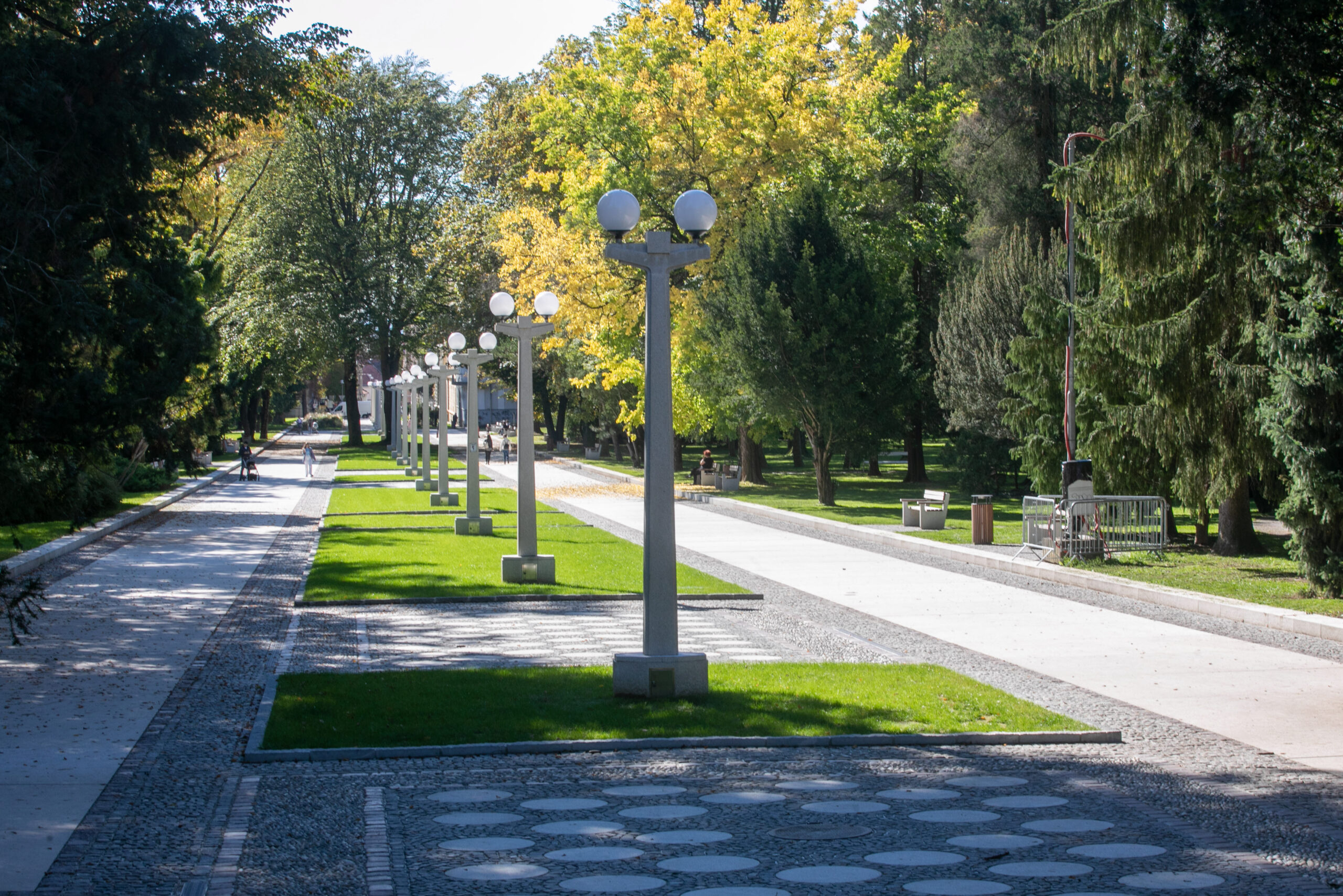 Promenada, cilinder, parazol