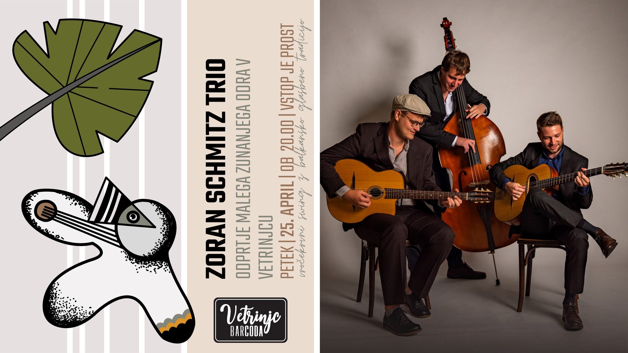 Zoran Schmitz trio v Vetrinjcu Zoran Schmitz trio v Vetrinjcu