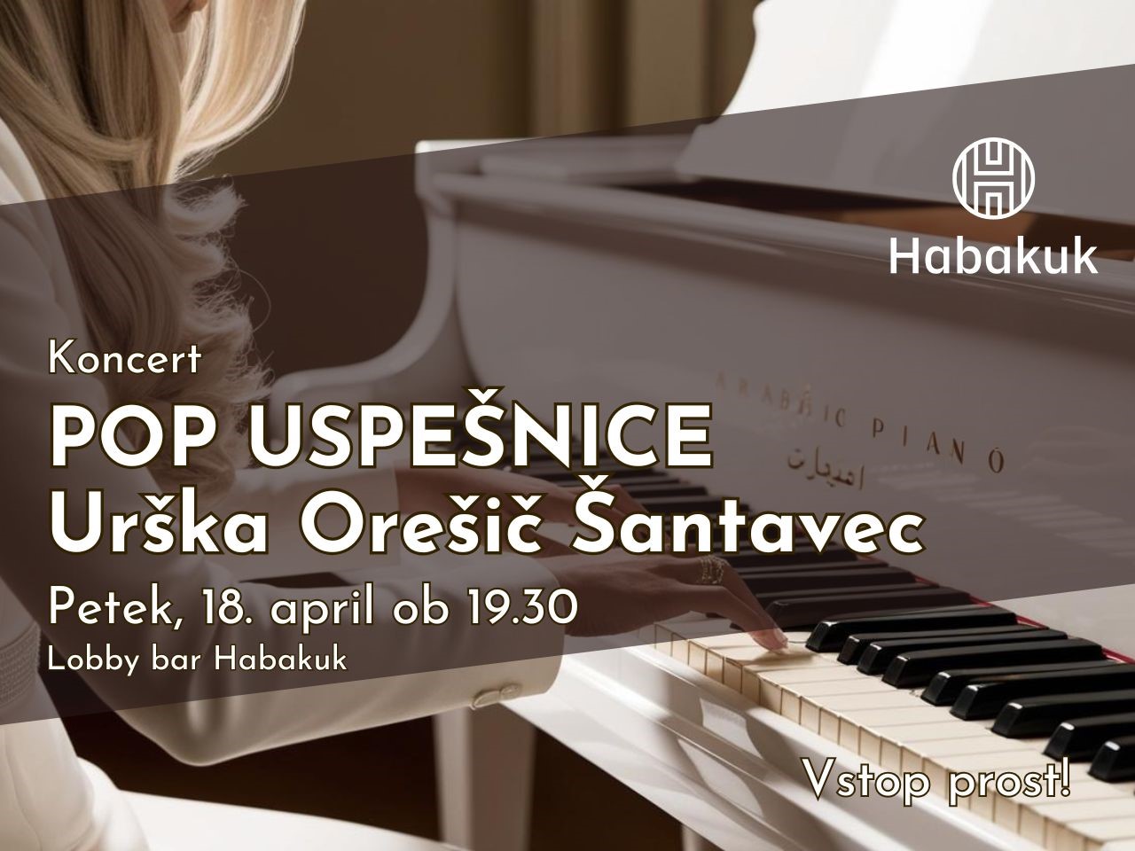 Petkov večer z Urško Orešič Petkov večer z Urško Orešič