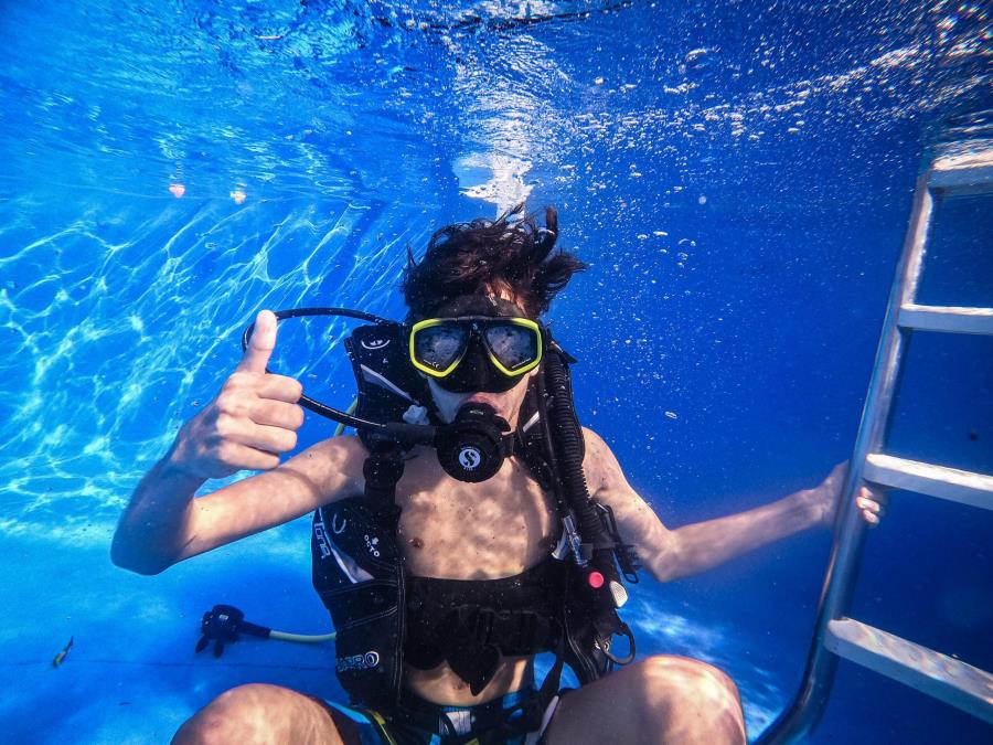 Predstavitev potapljanja in Lent plaža